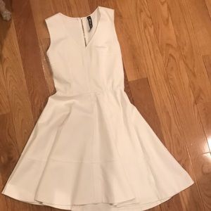 LORD & TAYLOR DESIGN LAB White fit and flare dress
